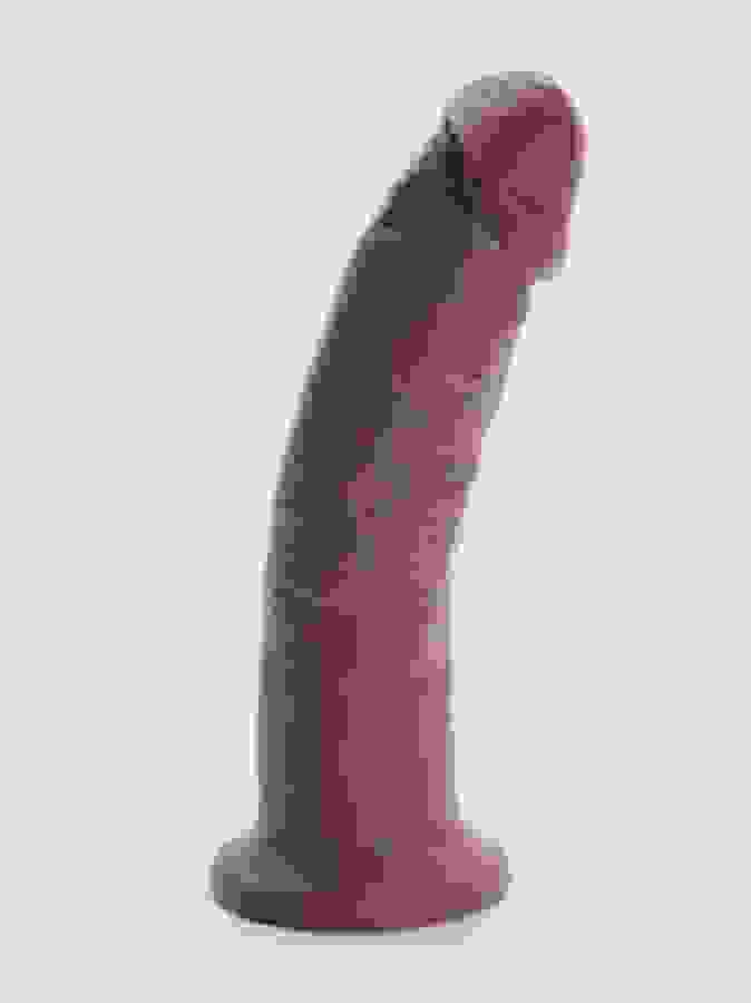 King Cock Girthy Ultra Realistic Suction Cup Dildo 8.5 Inch, Flesh Brown, hi-res